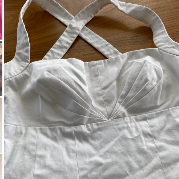 Calvin Klein size 4 white summer dress - Picture 3 of 4